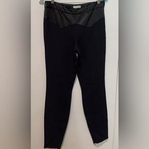 VIONNET Paris vintage black silk slacks with zipper ankles size 40 orig $299